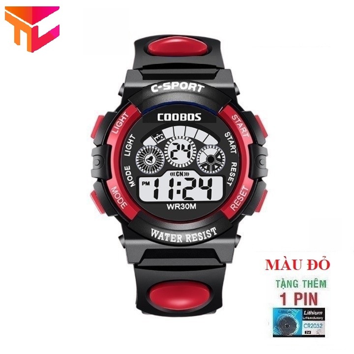 Đồng hồ trẻ em - Tặng pin - Hình Thật