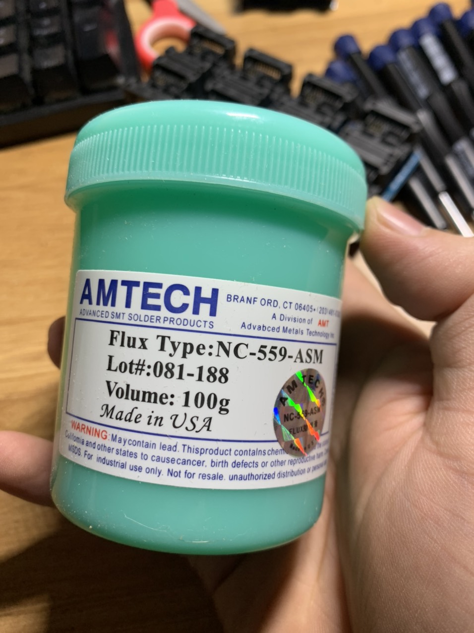 Mỡ hàn AMTECH - NC-559-ASM 100g