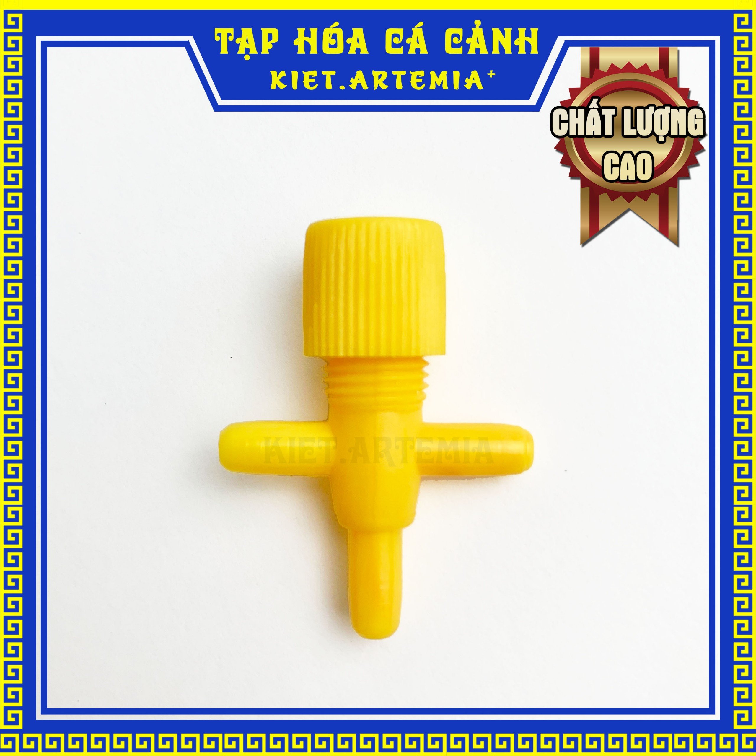 Van Chia Oxy Hồ Cá, Van Khóa Oxi, Van Nối Oxy, Phụ Kiện Bể Cá - 4