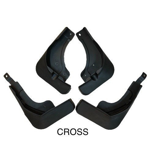 Bộ 4 chắn bùn nhựa dẻo xe toyota cross 2021 2022 2023 kèm ốc vít lắp vừa form xe, lắp đặt dễ dàng tại nhà