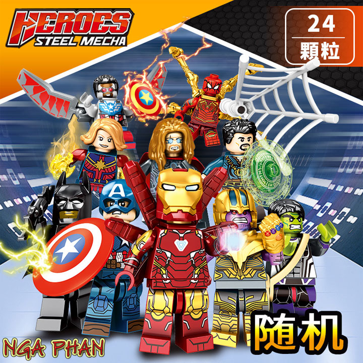 Minifigures Siêu Anh Hùng Super Heroes Siêu Đẹp Đồ Chơi Xếp Hình Lắp Ráp MG MOC DIY