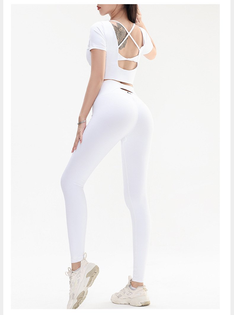 Set thể thao thun lạnh cao cấp quần dài áo croptop NiQiYaYaBei đẹp xuất sắc nhiều màu size L,M