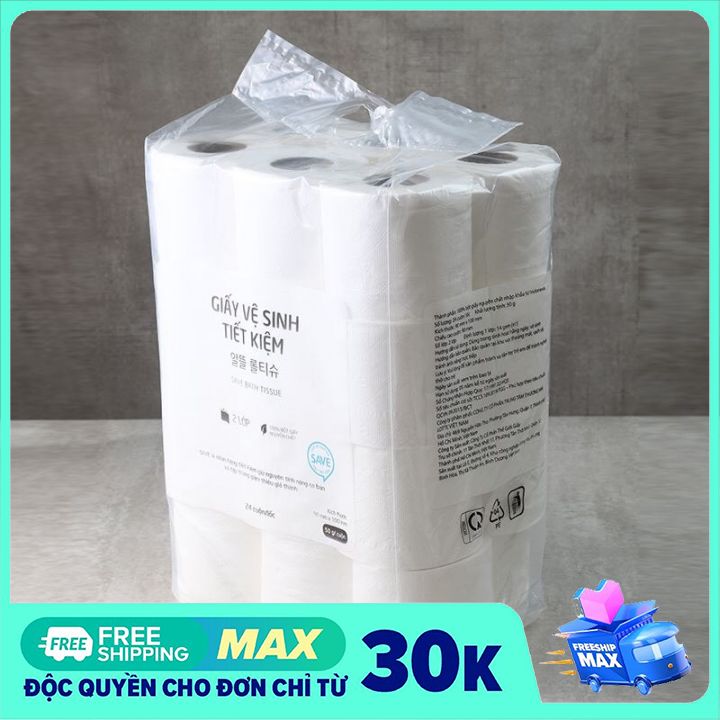 Giấy vệ sinh 2 lớp tiết kiệm choice l 24 cuộn dùng thử