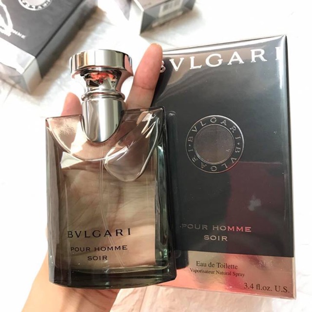 Nước hoa nam BVLGARI Pour Homme soir dung tích 100ml chính hãng