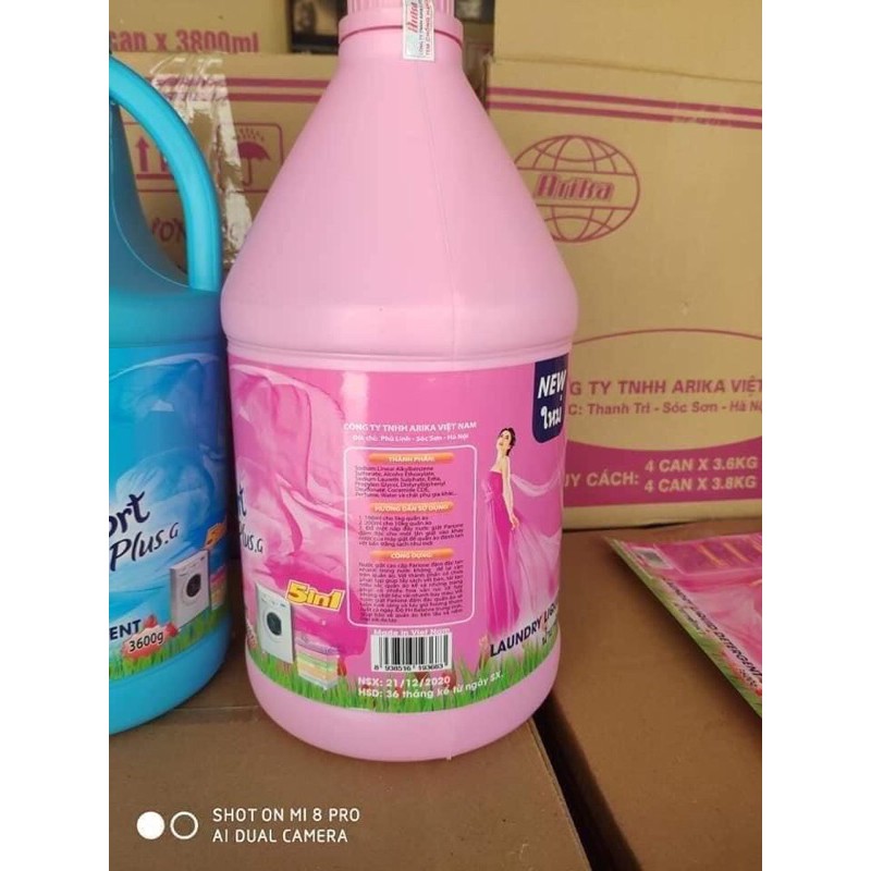Nước giặt xả comfor plus 5in1 3600ml thái lan