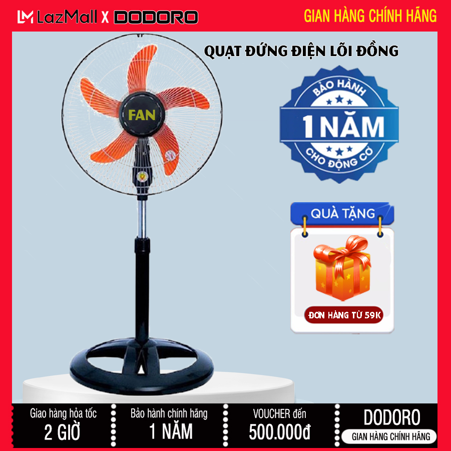 [QUẠT 220V] Quạt cây 5 cánh lõi đồng- Quạt điện - quạt bàn - Quạt đứng lỡ - BẢO HÀNH ĐỘNG CƠ 12 THÁNG