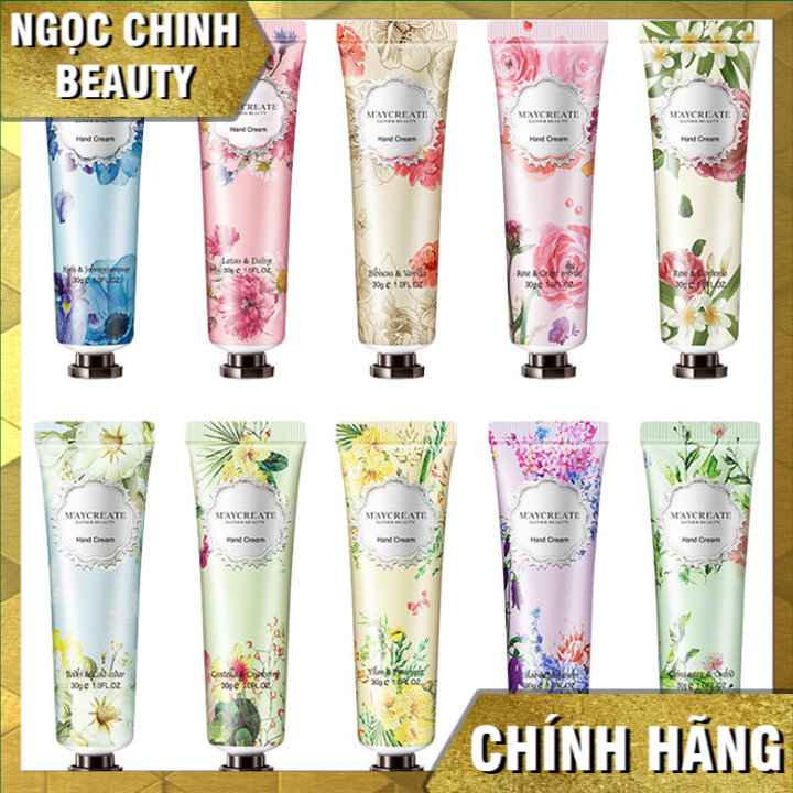 COMBO 10 Lọ Kem dưỡng da tay MẪU MỚI  Maycreate , kem bôi tay dưỡng ẩm [ Ngọc Chinh Beauty ] A61