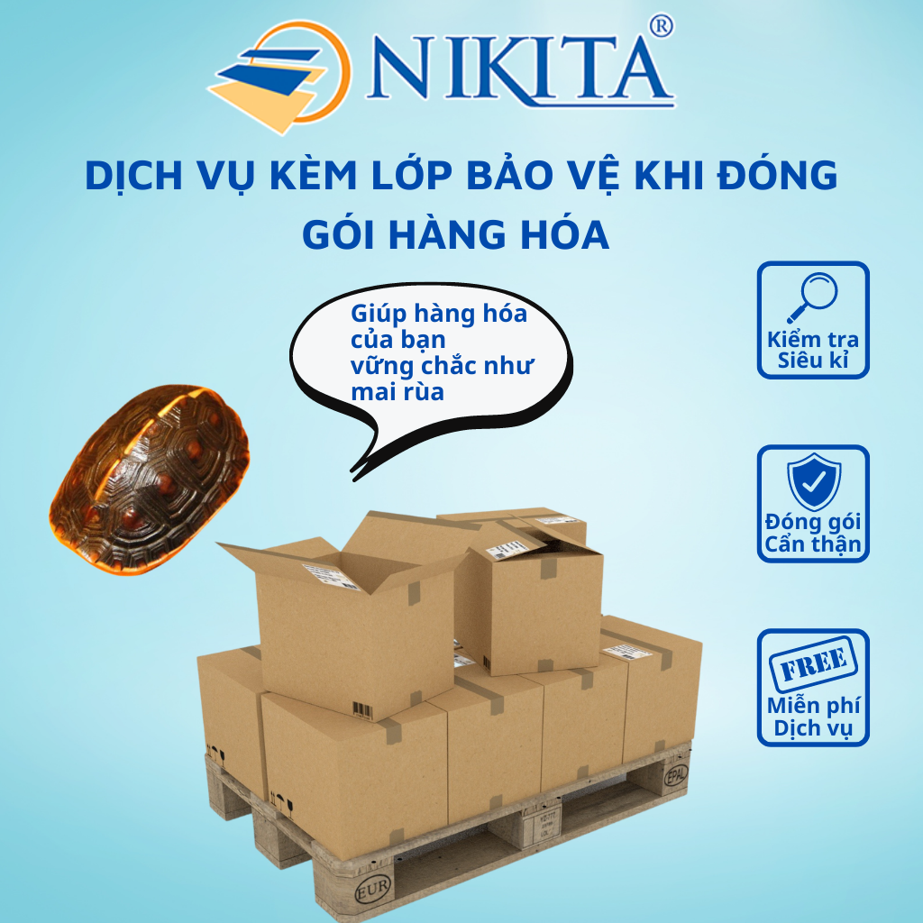 Dịch vụ kèm lớp bảo vệ khi đóng gói hàng hóa - nikita 2024