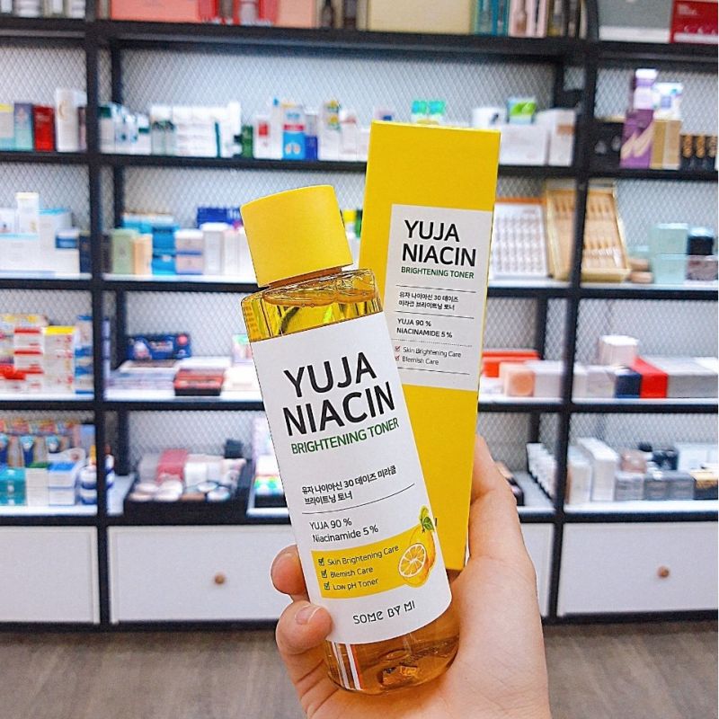 Hàng thật Nước hoa hồng dưỡng trắng da sáng da Some By Mi yuja niacin 30
