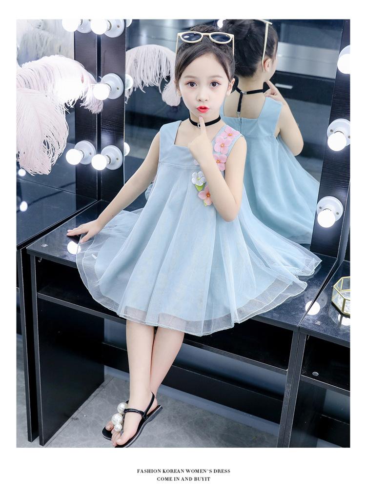 [HCM]Đầm Công chúa ren mềm cực xinh xắn cho bé yêu từ 10-36kg V39