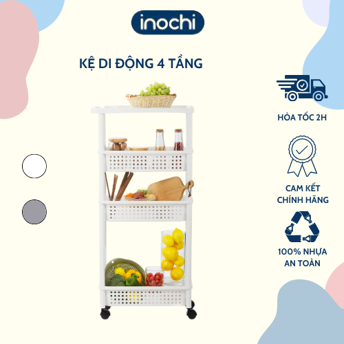 Kệ di động Tokyo - Kệ đa năng di động, Kệ nhà tắm, Kệ nhà bếp, Kệ phòng ngủ - Thân thiện và Tiện dụng - Hàng chính hãng INOCHI - Tiêu chuẩn Nhật Bản