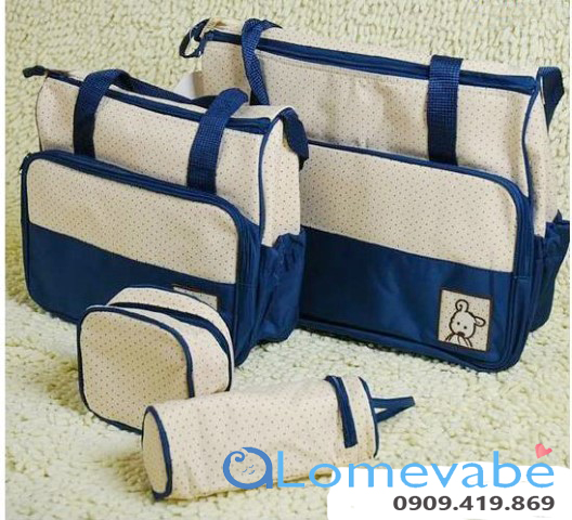Túi xách chống thấm 5 in1 cho mẹ và bé