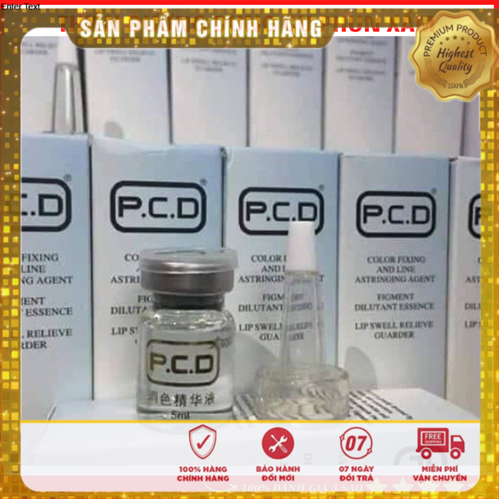 Phủ bóng môi tinh chất collagen pcd - giúp môi căng bóng