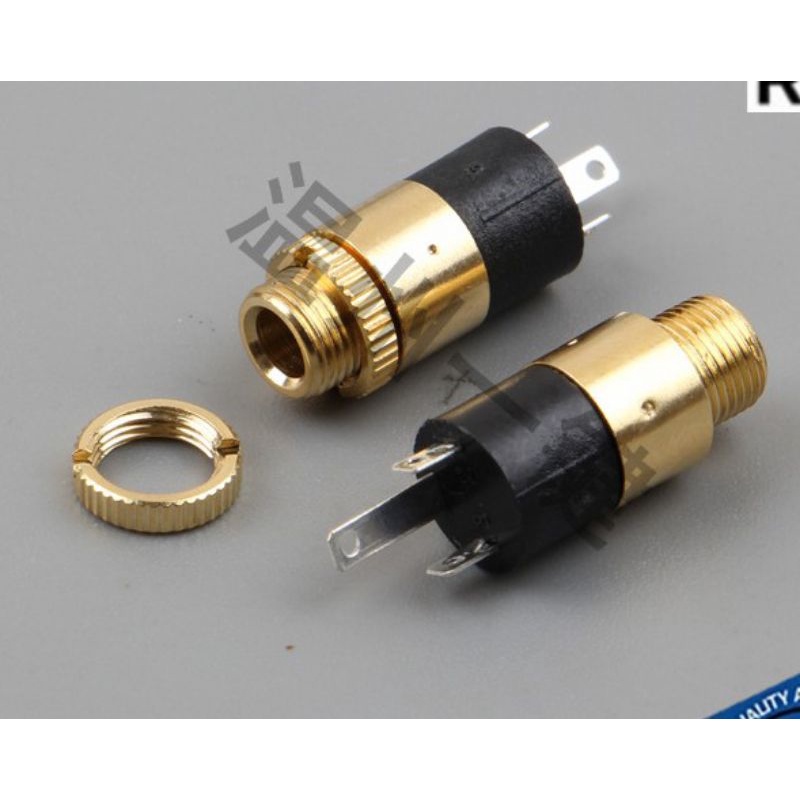 Jack dc aux mạ vàng cái 3.5mm
