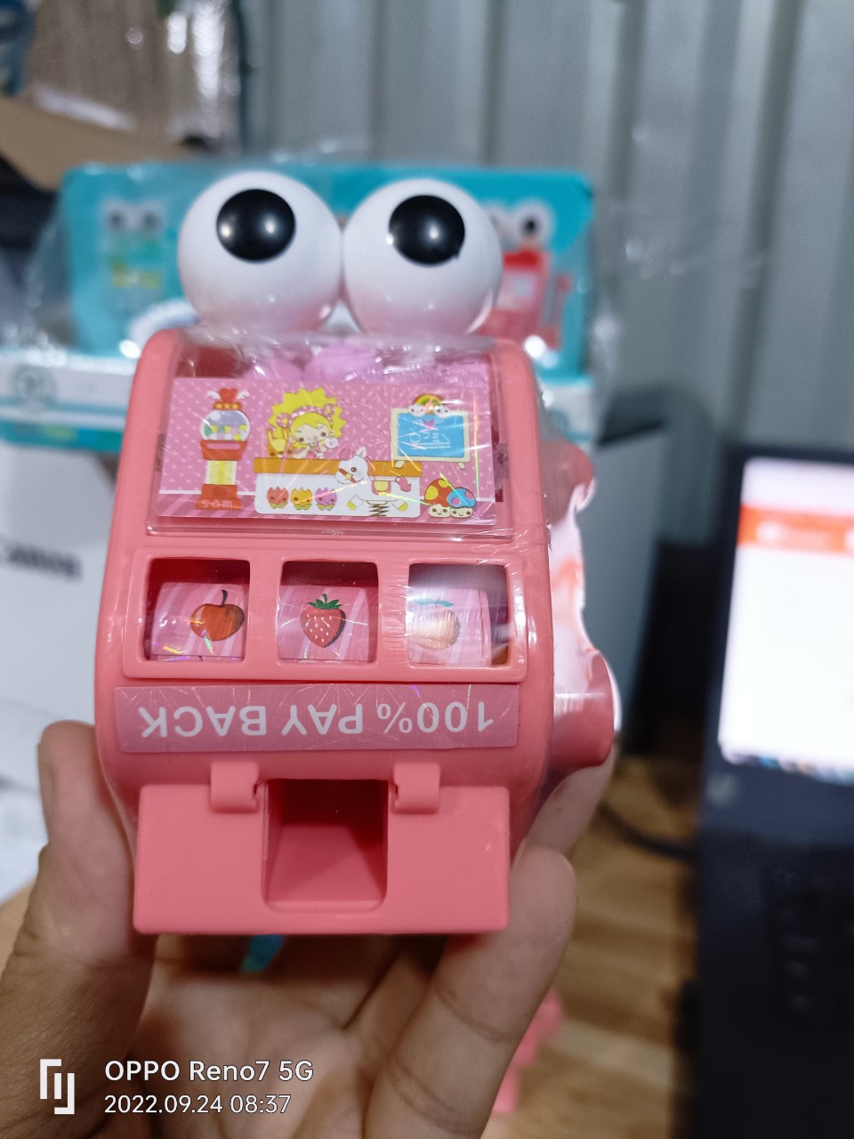 Quà tặng trẻ em  Máy Jackpot Mini Máy sổ xố vui nhộn cho bé Máy Chơi Game