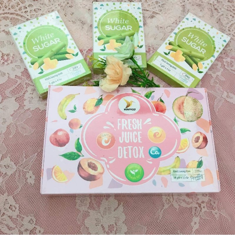 Detox trái cây giảm cân fresh juice detox - liệu trình 15 ngày