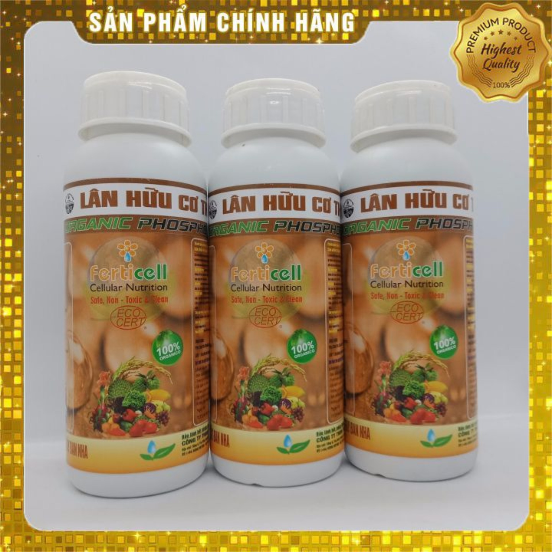 Phân bón hữu cơ Lân PHOSPHOR (500ml) giúp xanh lá, ra rẽ, bung chồi, đẻ nhánh, tăng khả năng miễn dịch cho cây, chống chịu sâu bệnh tốt