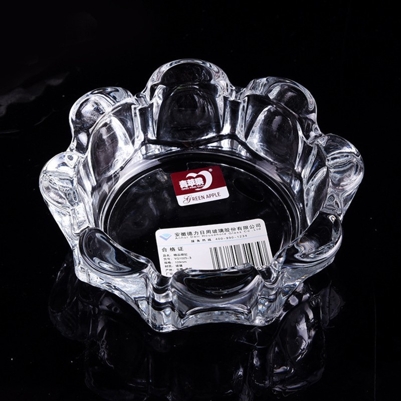 Gạt tàn thuốc lá thủy tinh Glass Ware,gạt tàn thủy tinh tròn-GTH Mart