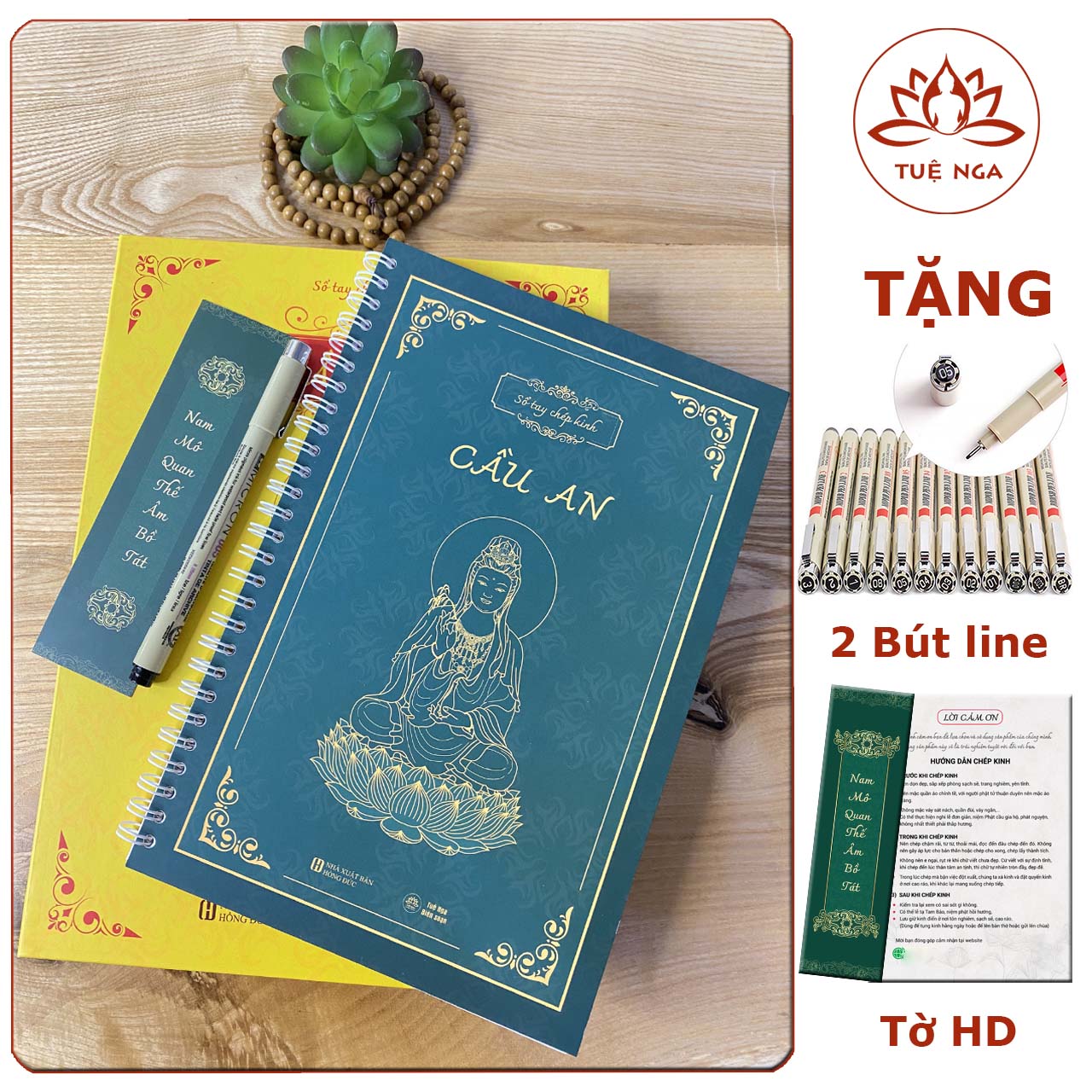 Sổ tay chép kinh cầu an - tuệ nga