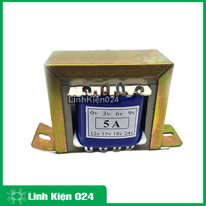 Biến áp 5a -0v-6v-9v-12v-15v-18v-24v-800g