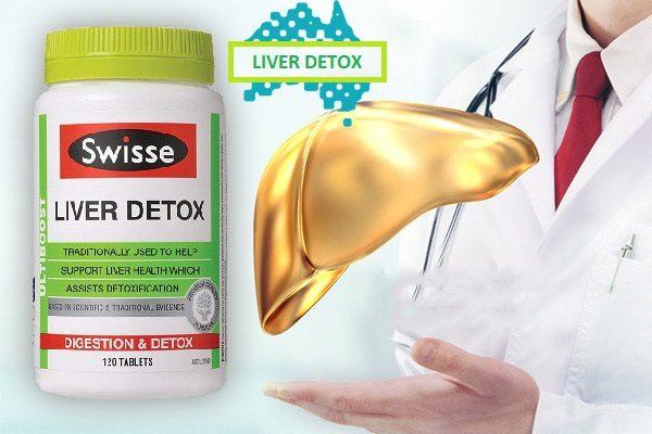 Giải độc gan Swisse Ultiboost Liver Detox Úc lọ 120 viên