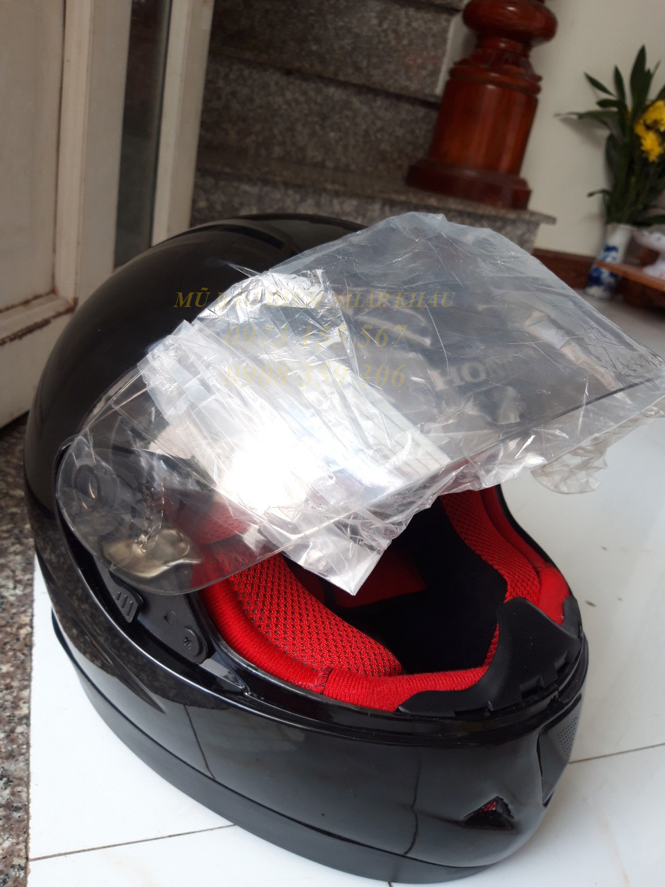 Mũ bảo hiểm honda fullface hàng nhập indo