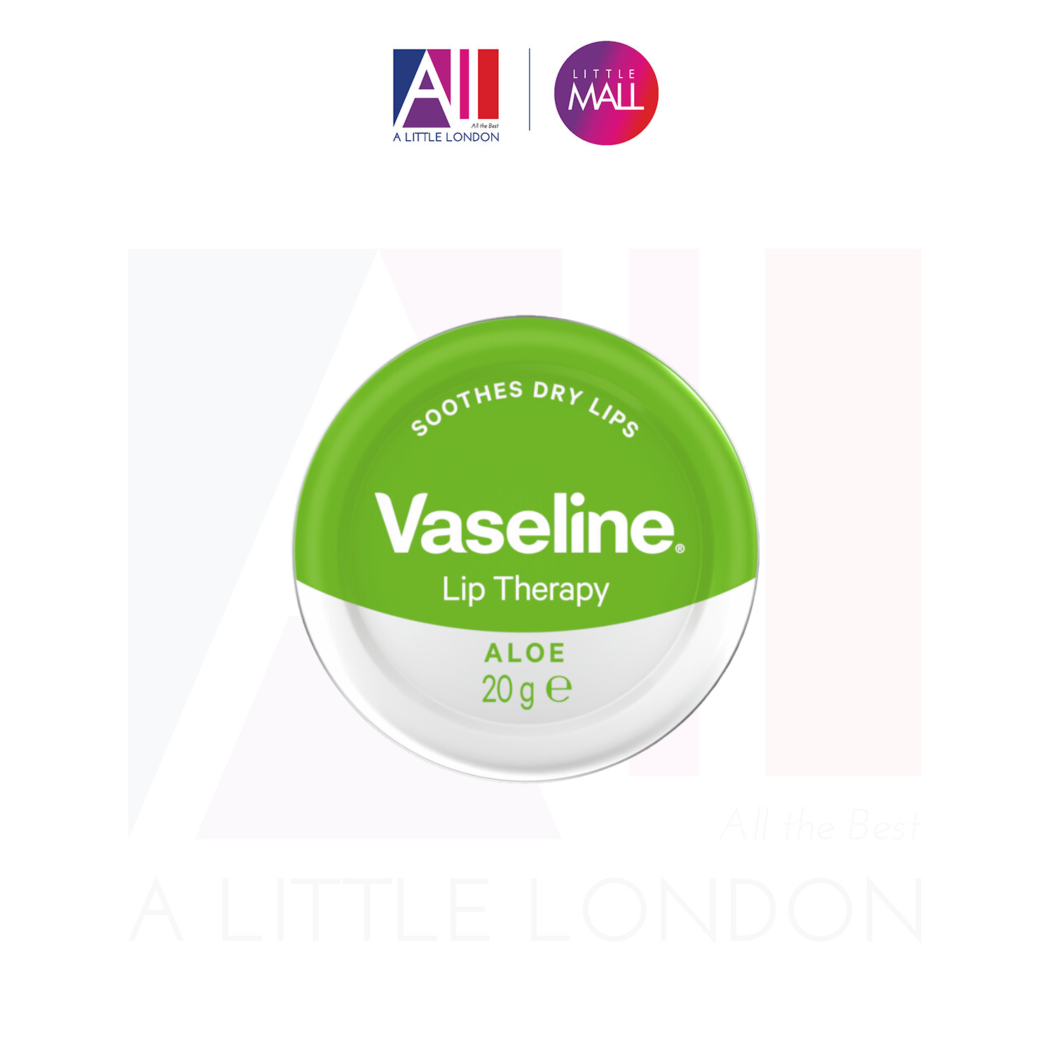 Dưỡng môi Vaseline Lip Therapy - Aloe 20g (Bill Anh)