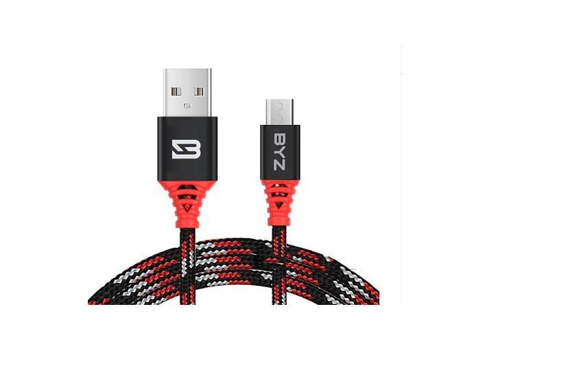 Cáp sạc bọc dù BYZ 3m cổng micro Usb cho Sam Sung Và dòng Android