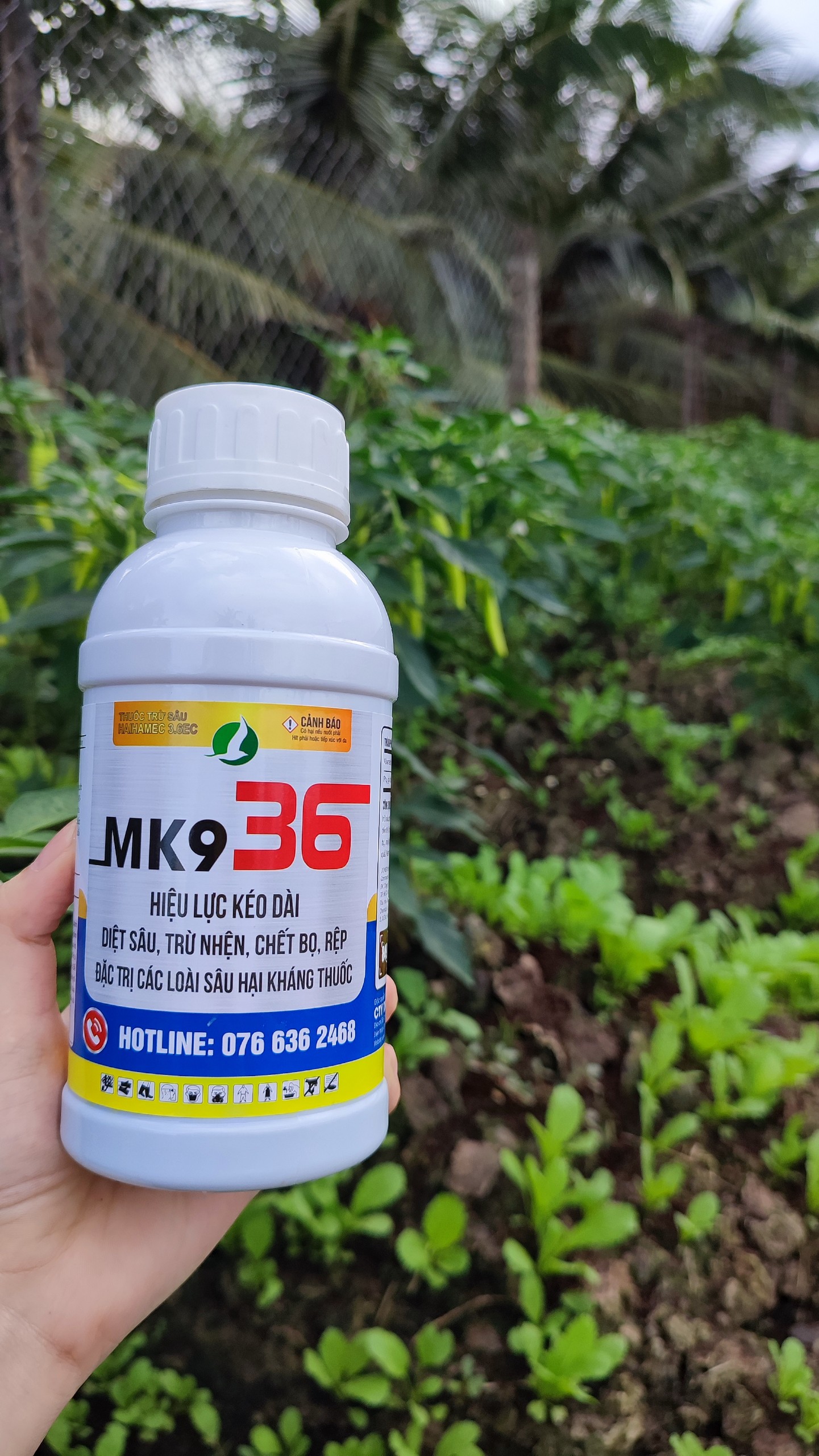 Thuốc trừ sâu mk9 36 - hoạt chất abamectin 3.6 ec - 450ml
