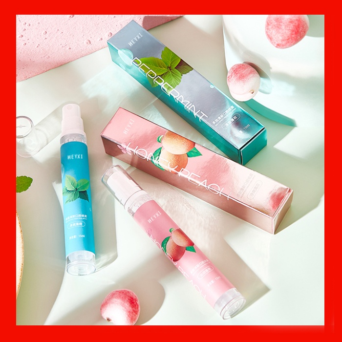 Xịt thơm miệng mùi bạc hà mùi đào thơm mát 20ml