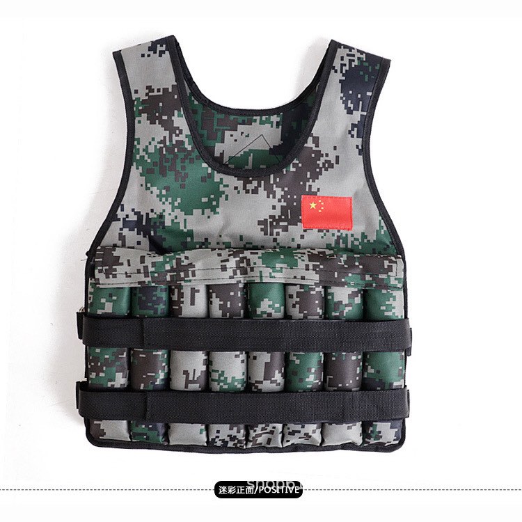 Áo vest tạ 17kg/ Áo tạ tập gym 17kg (đã kèm thanh tạ)