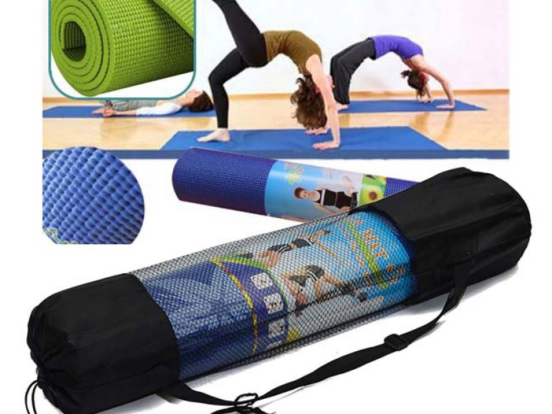 THẢM TẬP YOGA CÓ TÚI,THẢM TẬP GYM TPE 2 LỚP ĐỦ MÀU THỜI TRANG,ĐỘ DÀY 6MM,CHÂT LIỆU AN TOÀN KHI TIẾP XÚC VỚI DA