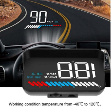 HUD M7 hiển thị tốc độ kính lái