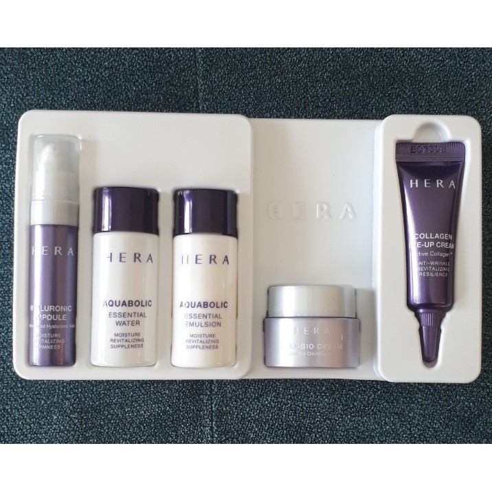 Bộ kít dưỡng ẩm hera hyaluronic ampoule