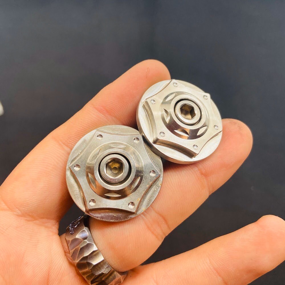 Gù tay lái inox hình ngôi sao 6 cạnh - gù tay lái inox