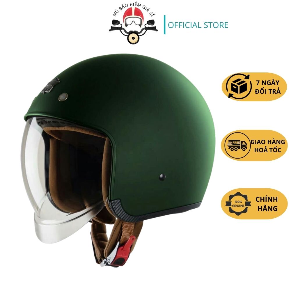 MŨ BẢO HIỂM ROYAL M139 KÍNH ÂM - SIZE(M,L,XL) MẦU XANH LÍNH NHÁM