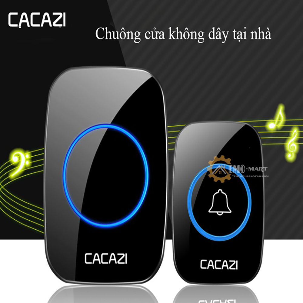 Cacazi A10 wireless Bell, Comes with 3 AA batteries-wireless connectivity