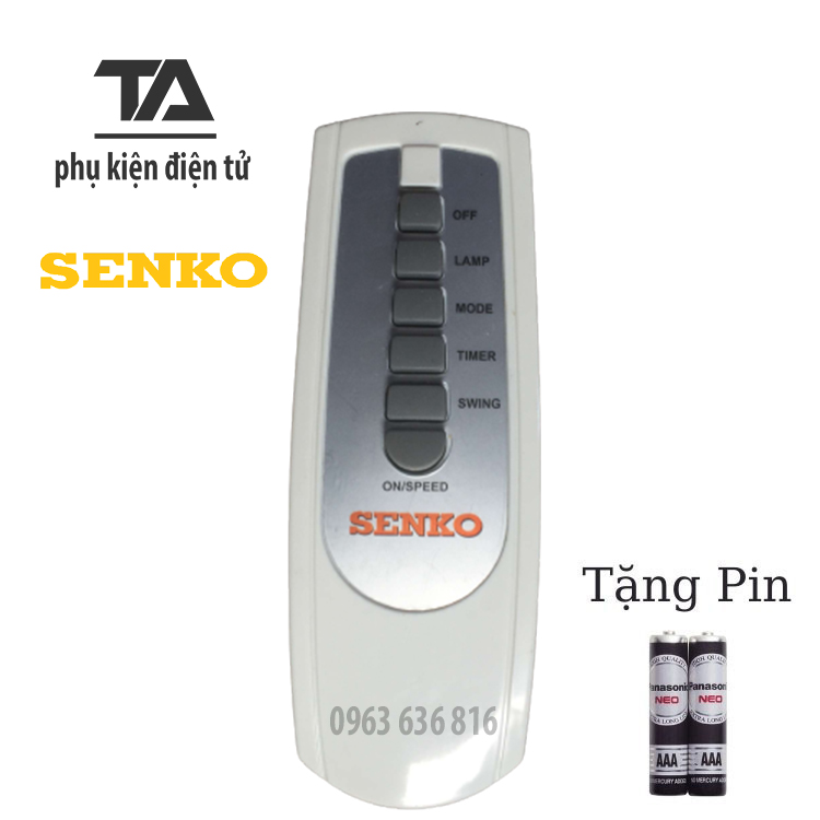 Remote quạt senko ✔ điều khiển quạt senko - chính hãng