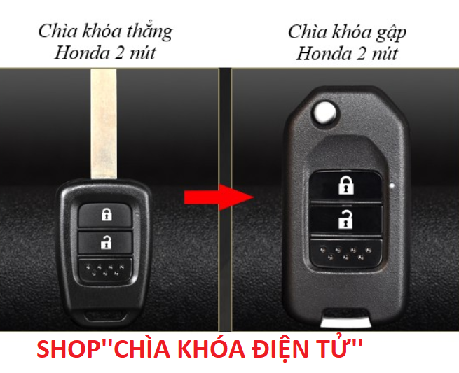 vỏ chìa khóa xe honda city từ năm 2015