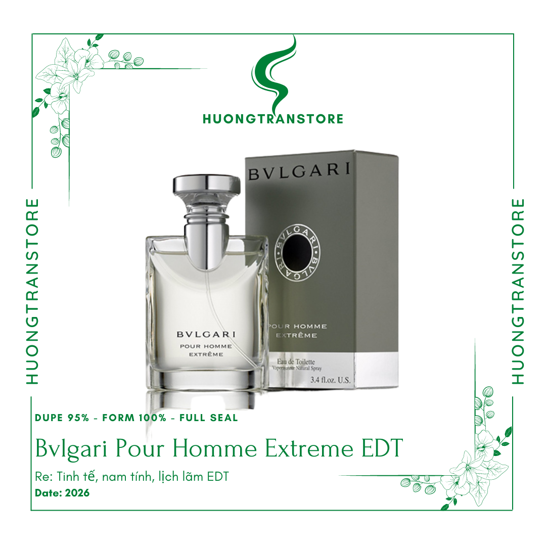 Nước hoa nam bản pour homme soir bvlgari 100ml edt bản đẹp