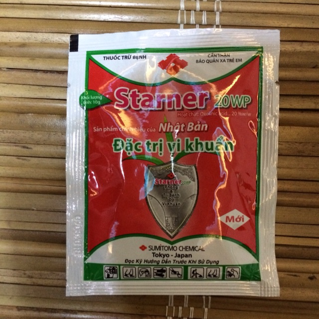 5 Gói Staner 20WP diệt thối do vi khuẩn, ngăn chặn ngay tức thời sự lây lan của vết bệnh