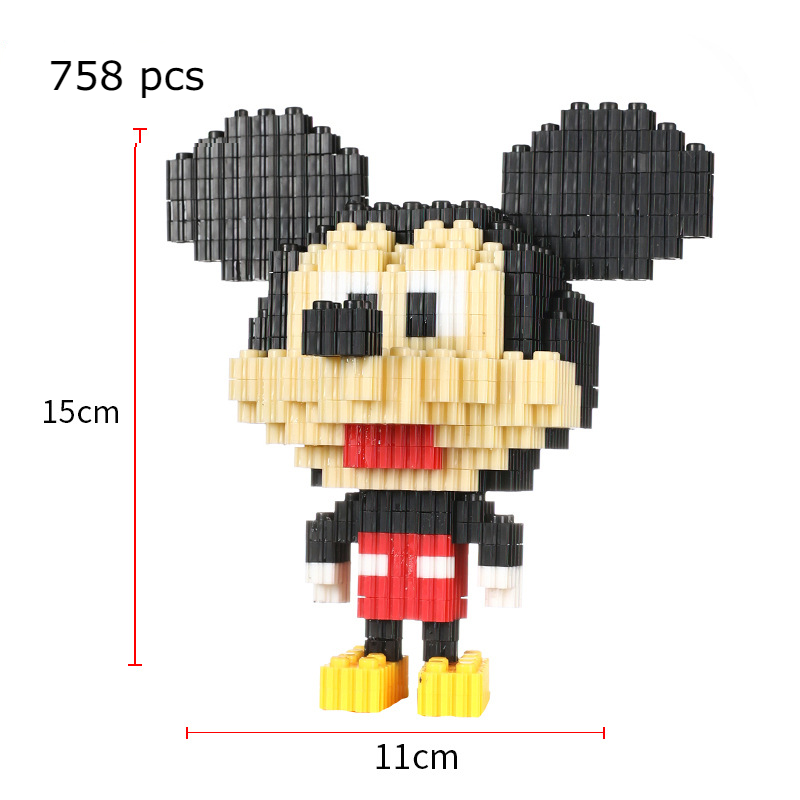 Đồ chơi xếp hình Lego 3D - Mô hình lego mickey lego vịt donald