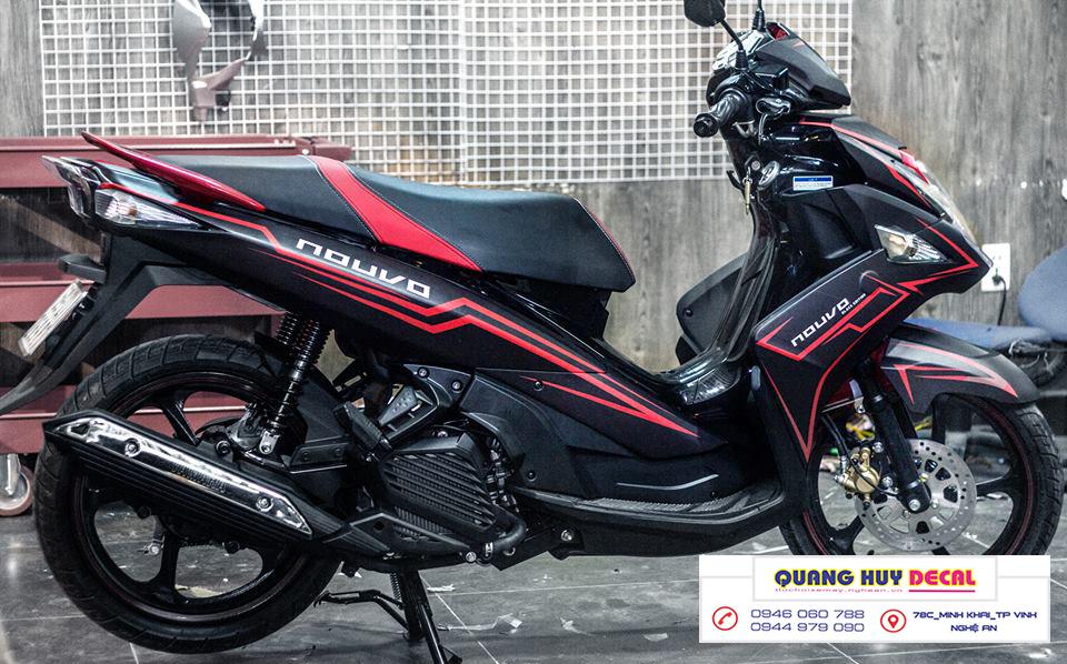 Yamaha Nouvo 6 màu đỏ đen bản RC 2015 xe zin đẹp ở TPHCM giá 245tr MSP  863375