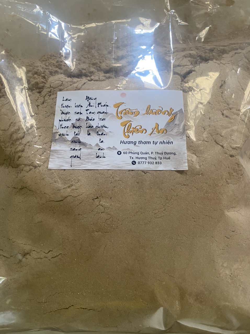 500 gram Bột trầm hương đốt xông nhà tẩy uế đồ thờ cúng phong thủy,thu hút nguồn năng lượng tích cực -Trầm Hương Thiên AN