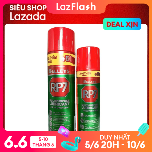 COMBO 2 CHAI XỊT CHỐNG RỈ, BÔI TRƠN RP7 (175gr + 350gr; 740ml)