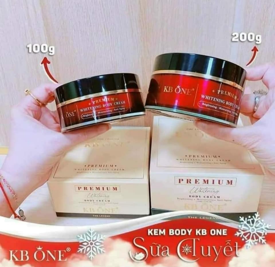 Kem body kbone dưỡng trắng hộp 100g