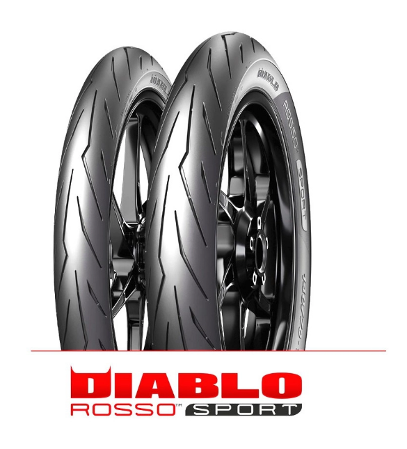 Vỏ xe Pirelli Diablo Rosso Sport cho xe số mâm 17