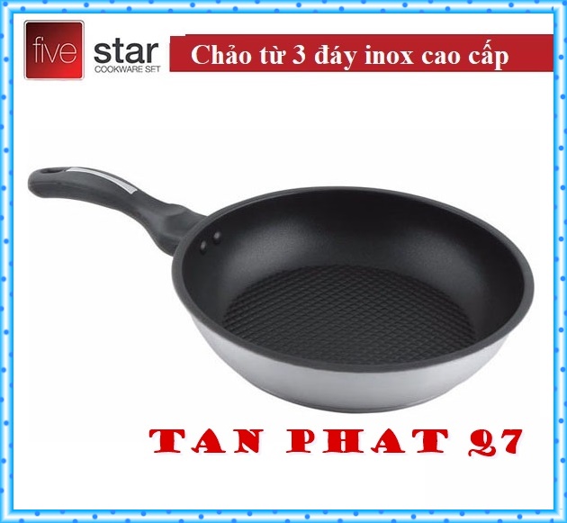 [HCM]CHẢO INOX FIVESTAR 3 ĐÁY CÓ BẢO HÀNH