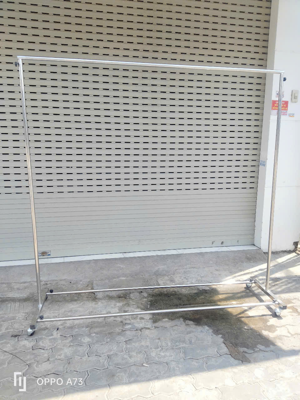[XƯỞNG SẢN XUẤT] Sào phơi inox đơn cao cấp cao 1m5,bxe rùa xịn xò-t.phơi vuông góc -dày 06zem-chiều dài tự chọn 80cm->2m