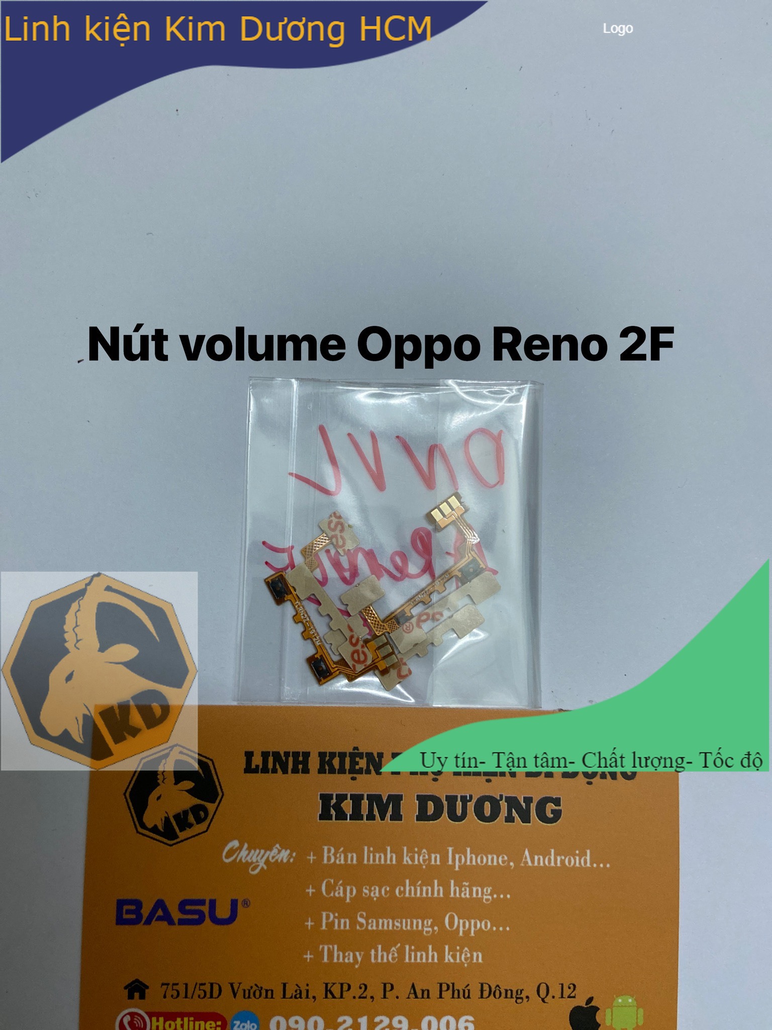 Dây nút volume Oppo Reno 2F